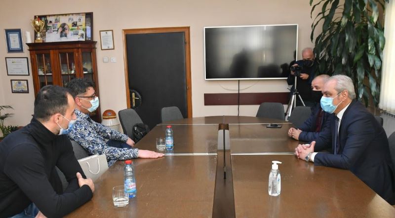  Градоначалникот Јаневски се сретна со новиот претседател на Џио Струмица, Владо Милев
