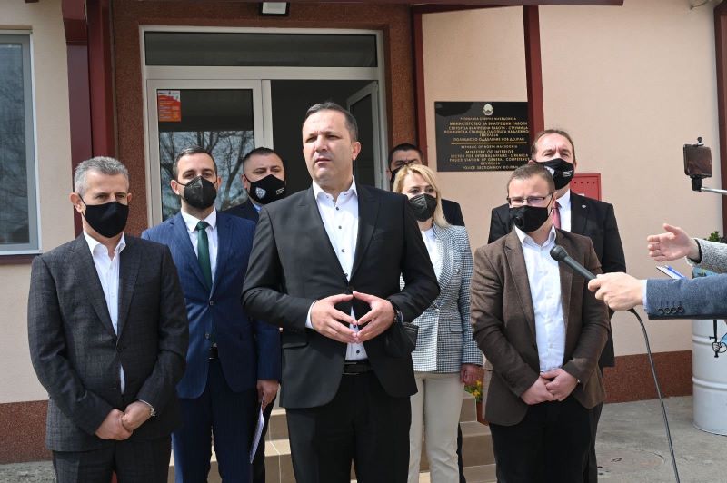  Министерот Спасовски во посета на реконструираното полициско одделение во Дојран