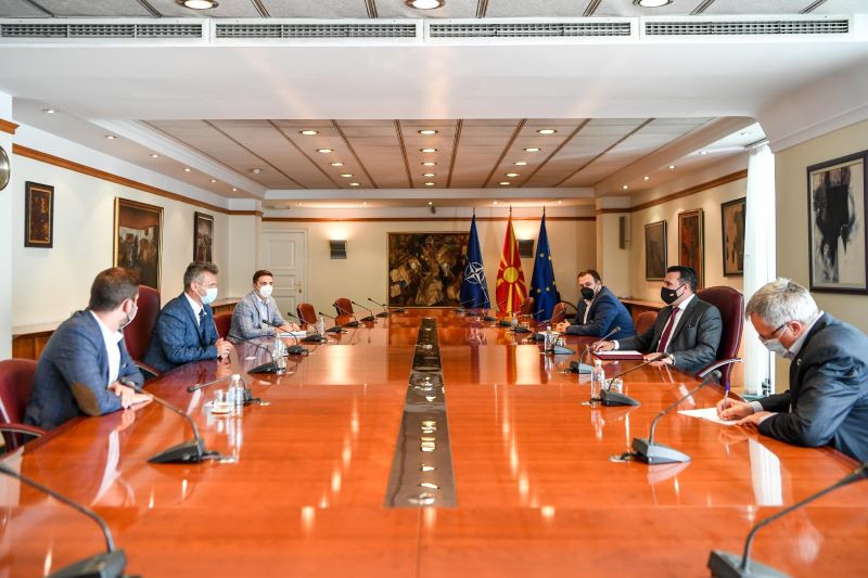  Премиерот Заев го прими новоизбраниот генерален секретар на RYCO Хани: Поддршката на мобилноста и поврзувањето на младите од регионот е вложување во нивната иднина