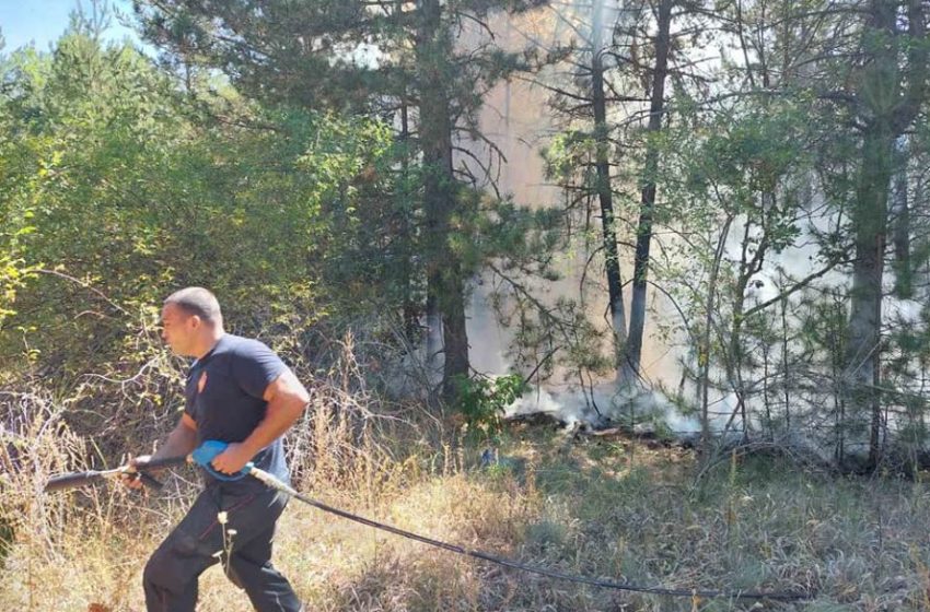  Изгаснат пожар на отворено кај селото Пирава