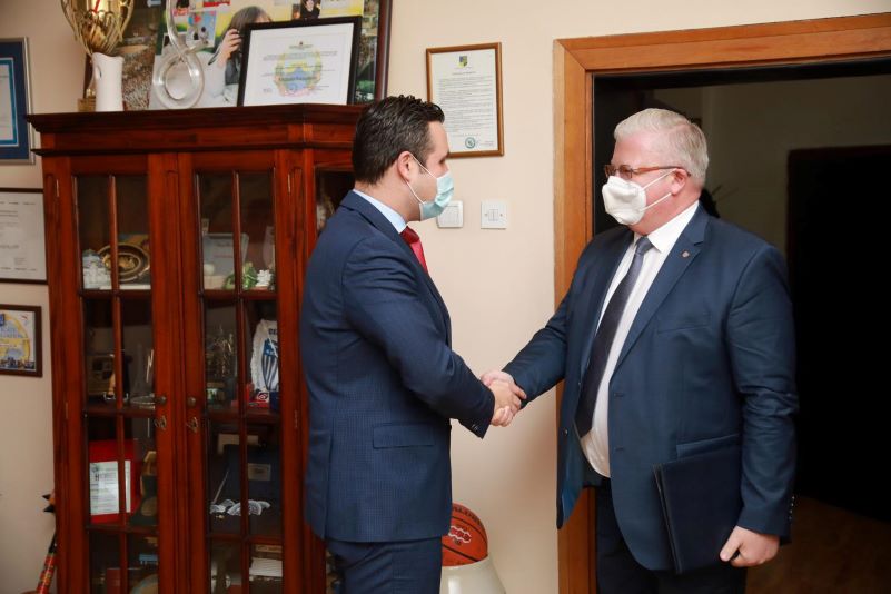  Средба на градоначалникот Костадинов со рускиот амбасадор Сергеј Баздникин