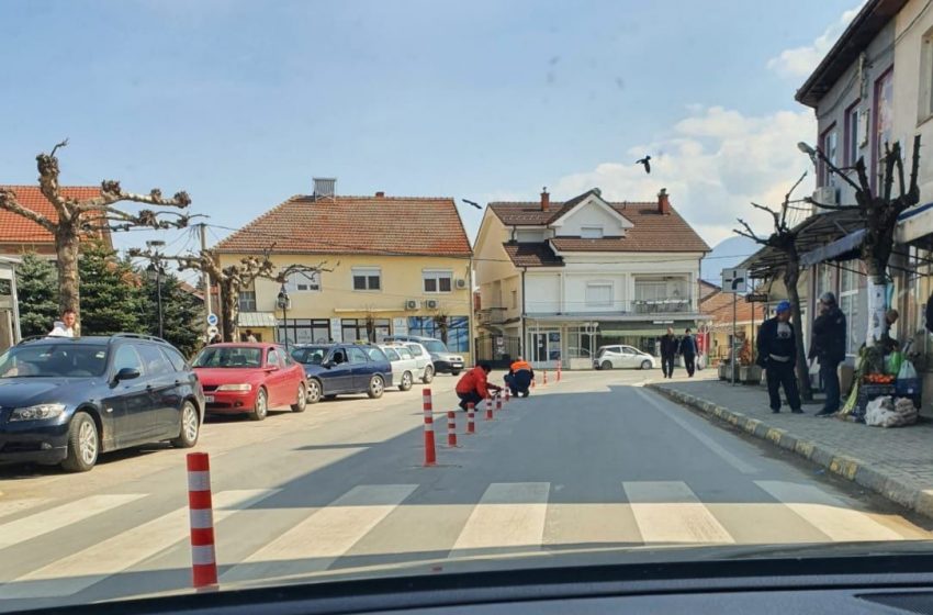  Општина Ново Село противзаконски и самоволно поставила разделни столбови на магистрален пат