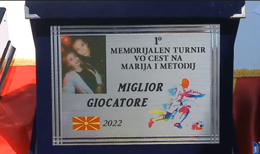  Видео:Спортски турнир во Пјаченца во чест на трагично загинатите братучеди Марија и Методиј Витанови