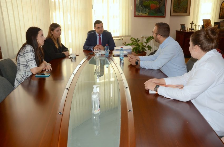  Градоначалникот Костадинов на средба со претставници на „НОВУС“