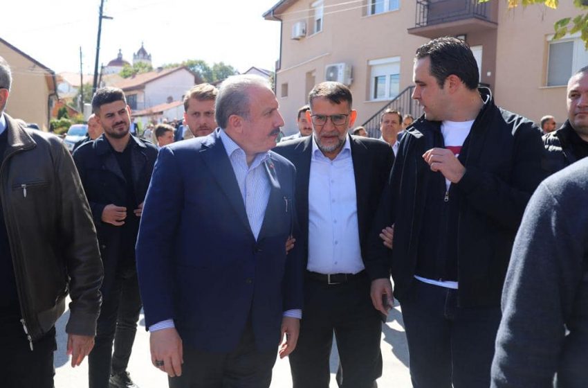  Костадинов се сретна со претседателот на Турскиот парламент, кој е во приватна посета на Струмица