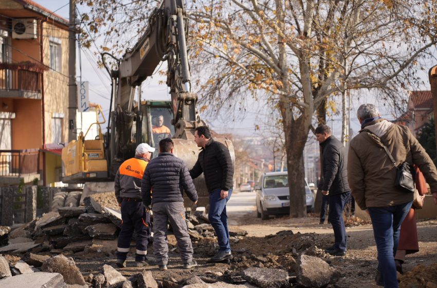  Почна реконструкцијата на улицата „Крушевска Република“