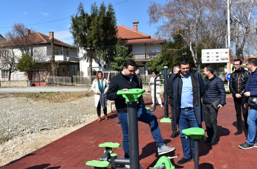  Отворена фитнес зона во Градскиот парк во Струмица