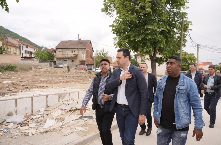  Градоначалникот Костадинов направи увид во градежните работи во Турското маало