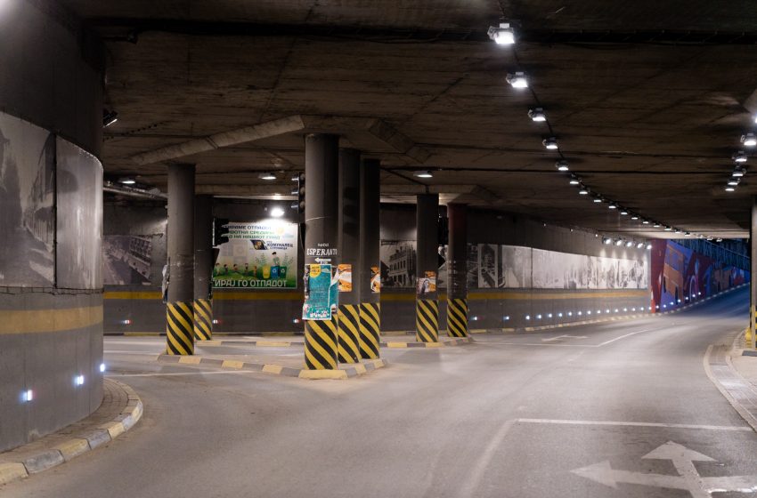  Заменето е осветлувањето во подземната сообраќајница во Струмица