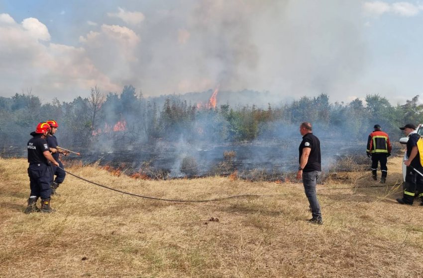  Видео: Изгаснат е пожарот меѓу Богданци и Дојран