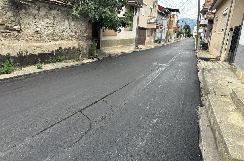  Нов асфалт на улиците „Илинденска“, „Вардарска“ и „Крушевска Република“