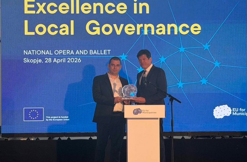 Општина Струмица е добитник на наградата за општинска извонредност за проектот „Вело Струмица“